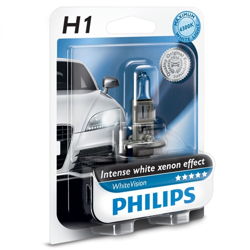 Żarówka H1 Philips WhiteVision xenon effect